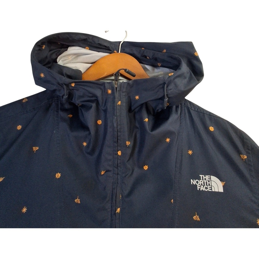The North Face Fanorak Jacket Women's M Floral WindWall Hooded Outdoor Hiking - Picture 3 of 11
